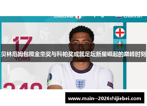 贝林厄姆包揽金童奖与科帕奖成就足坛新星崛起的巅峰时刻